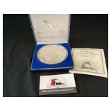 1996 giant half pound silver eagle coin