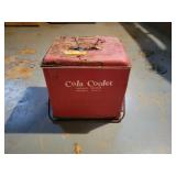 cola metal cooler with removable lid