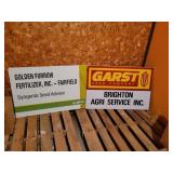 Brighton agri service metal sign