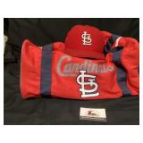 St. Louis Cardinals duffel bag and ball cap
