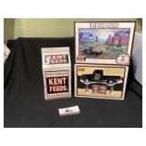 Kent  feed cookie jar and 1937 diecast Ford pick
