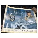 Signed USS Donald Cook DDG75 poster