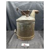 Vintage metal Standard oil can