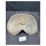 Metal implement seat