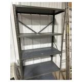 Metal shelving unit