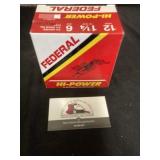 Federal 12 gauge ammo