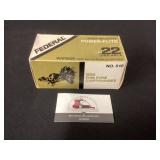 Federal 22 long rifle ammo