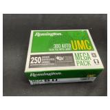 Remington 380 Auto.   250 rounds