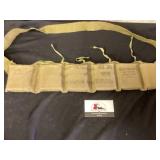 Military 30 cal rifle cartridge belt with