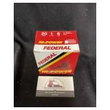 Federal 20 gauge ammo