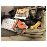 Targets, bag and misc shooting items