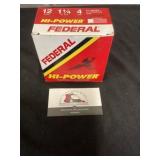 Federal 12 gauge ammo