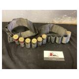 Ammo belt with 12 gauge ammo