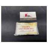 Fox cast Round balls