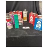 Smokeless powder, lead balls, percussion caps