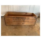 Atlas powder Wood ammo box 25 in x 9 in