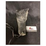 Leather gun holster stamped US