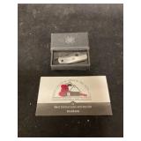 Teeny tiny miniature Spyderco folding knife