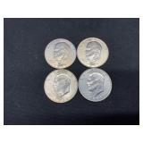 Group of 4 1971 D UNC $1