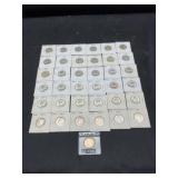 Group of 37 Washington Quarters 1936-1947