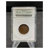 1857 Half Cent High Grade
