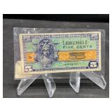 5 Cent MPC Series of 521