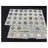 40 Silver Halves Franklin & Kennedy