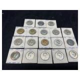 Group of 18 40% Silver Kennedy Halves