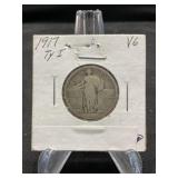 1917 Type 1 Standing Liberty Quarter