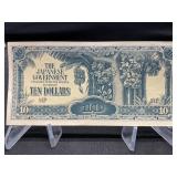 3 Japanese Govt $10 Note UNC