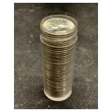 1953 D Washington Quarter Roll BU Roll