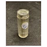 1960 Washington Quarter Roll BU Roll