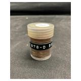 1978 D Kennedy Halves BU Roll