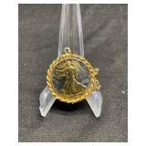 Walking Liberty Necklace