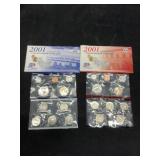 2001 Philadephia and Denver Mint Set