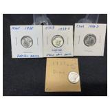 1938 P, D, S Coins