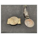 Watch Fob and Peace Dollar Money Clip