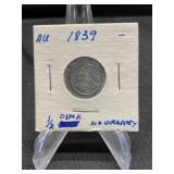 1839 Half Dime