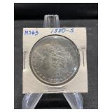 1880-S Morgan Dollar ( Toned)