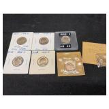 Seven 1938D Nickels