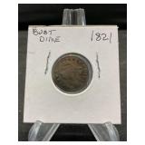 1821 Bust Dime