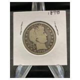 1898 Barber Half