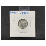 1937-S Mercury Dime UNC