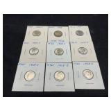 1948,1948,1948D,D,D,1948S,S,S,S Dimes