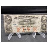 $5 Obsolete Omaha Western