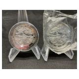 Pair of Terrace Hill Silver Medals