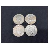 Group of 4 Bicentennial Ike $1