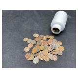 Bottle Of Over 200 Early Lincoln Penny