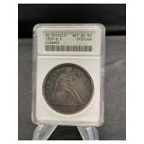 1859-O Seated Dollar ( Cleaned)