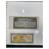 Currency Album w/Several Depression Script